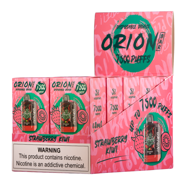 Strawberry Kiwi Orion Bar 7500 for Wholesale 10-Pack