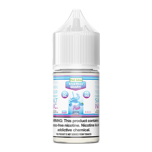 Blue Razz Slushy Pod Juice E-liquid Wholesale