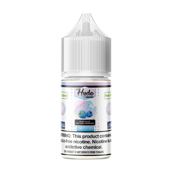 Hyde Blue Razz Cotton Carnival Pod Juice Nic Salt