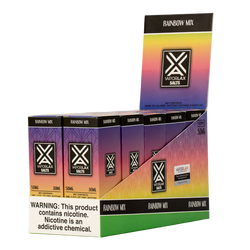 Shop wholesale prices on Rainbow Mix flavored e liquid, blended with nicotine salts