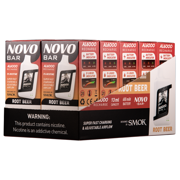 Root Beer Novo Bar AL6000 10pk for Wholesale