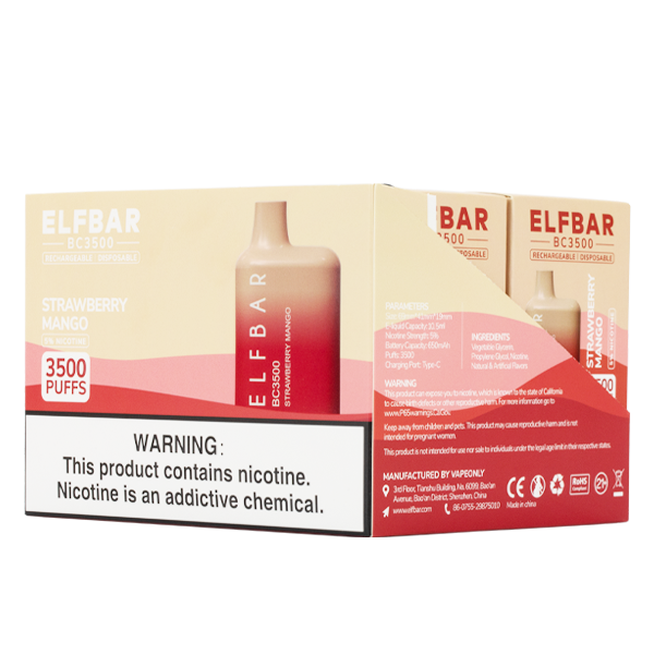 Strawberry Mango Elf Bar 3500