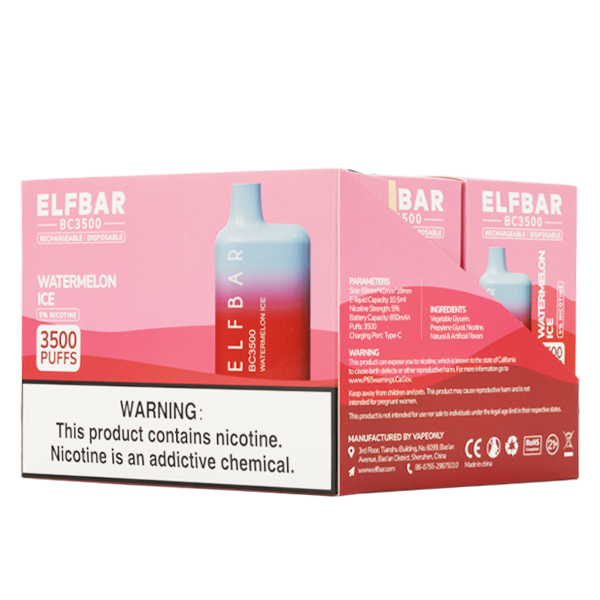 Watermelon Ice Elf Bar 3500